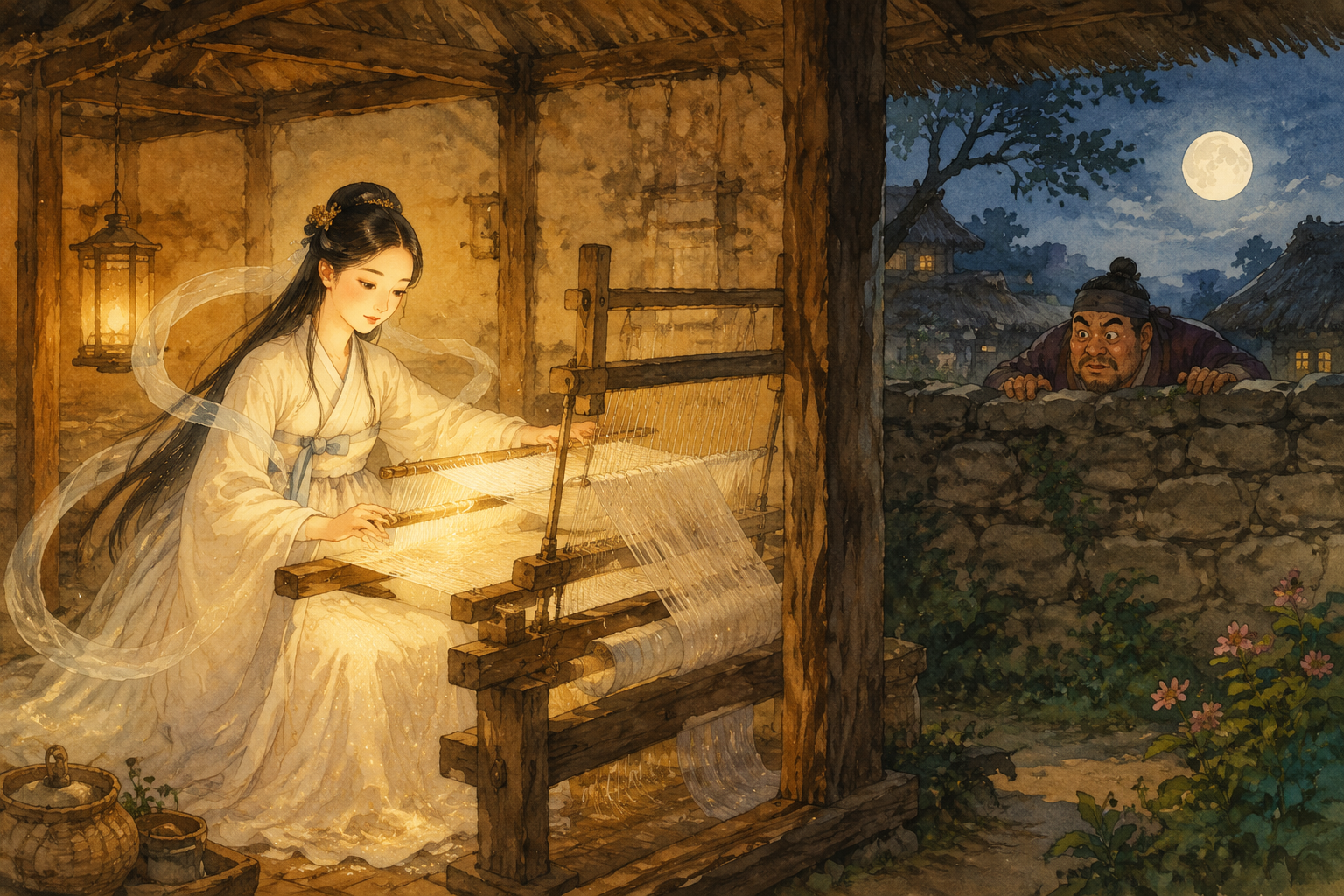 욕심 많은 부자의 꾀
