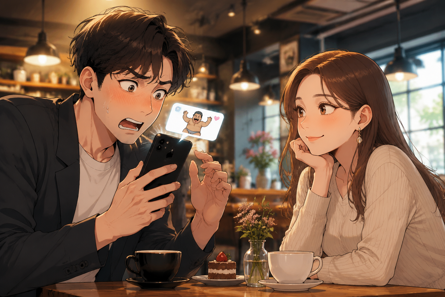 소개팅 잠금화면 참사