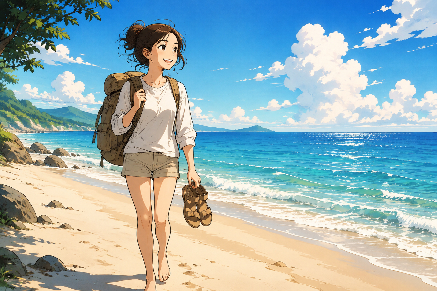 혼자 간 바다가 대박이었다