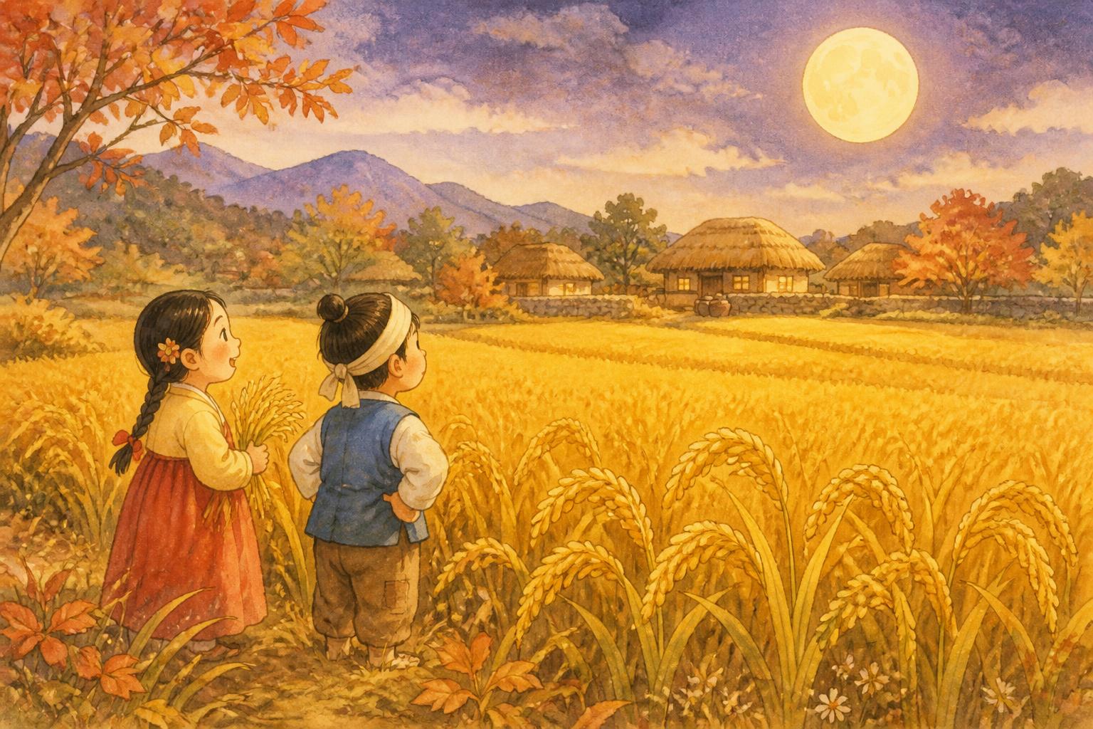 달빛 아래 익어 간 첫 수확